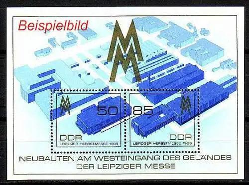 DDR Block 99 II mit 3268 I Richter postfrisch ** (4784)