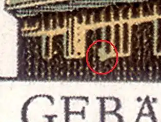 DDR 3147 f20 Ausbuchtung am Fenster / postfrisch * * (4031C)