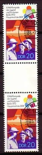 DDR 1864 I Michel gest, BST Fleck am Ohr (4209C)