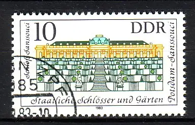 DDR 2826 f14 gestempelt BST (3907B)