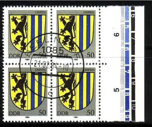 DDR 2860 f50 gestempelt BST (4195C)