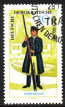 DDR 1077 f33 Richter 1077 I gestempelt SST (3920C)