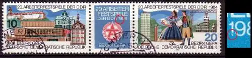 DDR 2880 f38 gestempelt Zierfeldfehler Bedarf (1286)