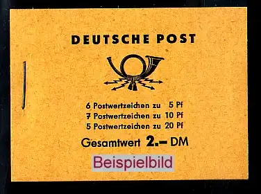 DDR MH 3 b1.16 postfrisch ** (B1086)