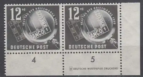 DDR 245 DZ Briefmarke Eckrand Druckereizeichen postfrisch ** (6196C)