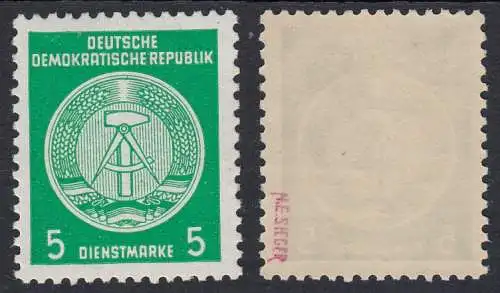 DDR Dienst A 18 I YI postfrisch ** besseres WZ Dienstmarke (3580A)