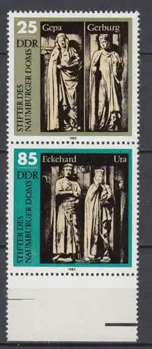 DDR 2811 I Richter 2811 f22 Kerbe im E postfrisch ** (6114AB)