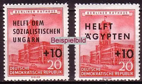 DDR 557 + 558 Briefmarken postfrisch ** (BA1)