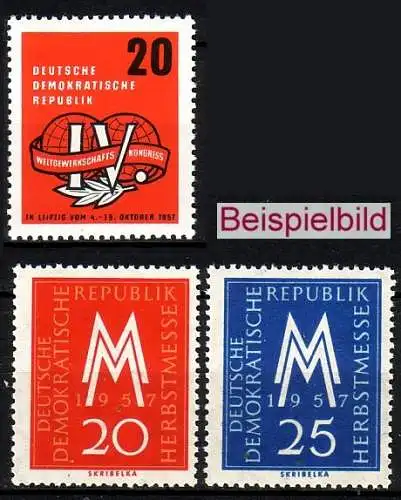 DDR 595 596 597 Briefmarken postfrisch ** (BA1)
