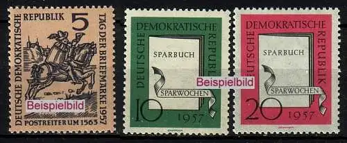 DDR 598 599 600 Briefmarken postfrisch ** (BA1)
