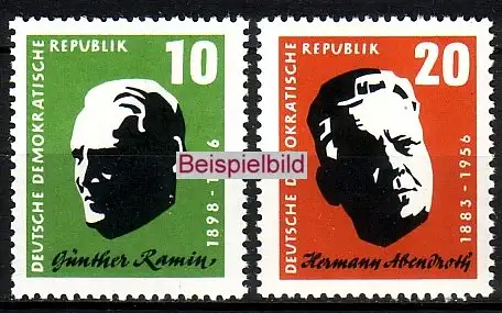 DDR 604-605 Briefmarken postfrisch ** (BA1)