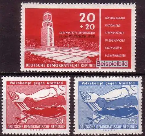 DDR 651 655-656 Briefmarken postfrisch ** (BA1)