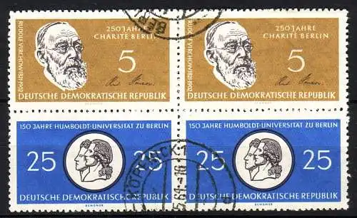 DDR 795 + 798 SZd12 gestempelt Bedarf (1014A)