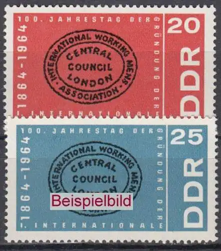 DDR 1054-1055 Briefmarken postfrisch ** (BA1)
