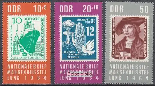 DDR 1056-1058 Briefmarken postfrisch ** (BA1)
