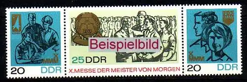 DDR 1320-1322 ZD Zusammendruck DS Dreierstreifen postfrisch ** (K3)