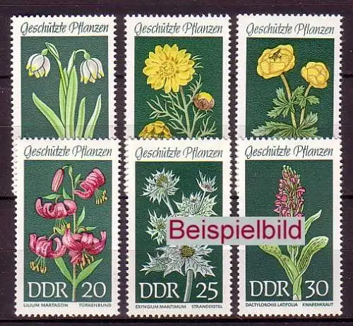 DDR 1456-1461 postfrisch ** (ExEAG)