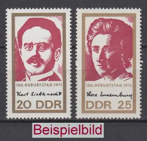 DDR 1650-1651 Einzelmarken postfrisch ** (GA3)