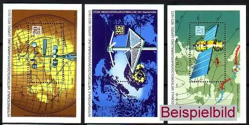 DDR 1745-47 Block 34-36 postfrisch ** (K1)