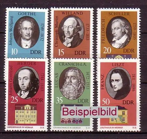 DDR 1856-1861 postfrisch ** (GA3)