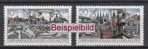 DDR 3338-3339 Einzelmarken postfrisch ** (BA6)