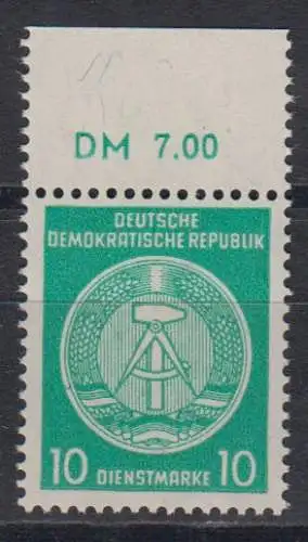 DDR Dienst A 35 y B Y Oberrand postfrisch ** Dienstmarke (3742B) 