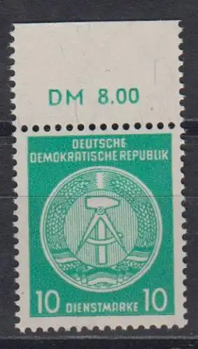 DDR Dienst A 35 y B Y Oberrand postfrisch ** Dienstmarke (3742C) 