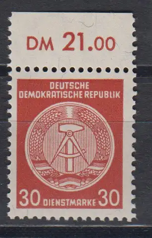 DDR Dienst A 38 y A Y Oberrand postfrisch ** Dienstmarke (3771A) 