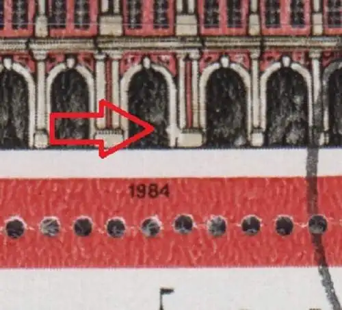 DDR 2869 f13 Plattenfehler Fehler Abart gestempelt (5486C)