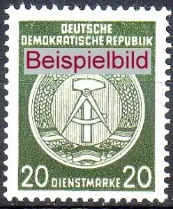 DDR Dienst A 37 B postfrisch ** (3765)