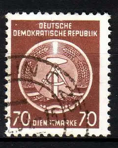 DDR Dienst A 16 XII gestempelt (3569C)