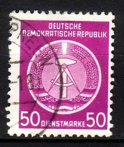 DDR Dienst A 14 XII gestempelt (3557B)