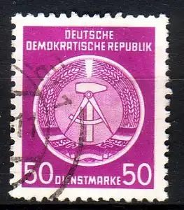 DDR Dienst A 14 XII gestempelt (3556C)