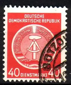 DDR Dienst A 12 XI gestempelt (3545C)