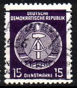 DDR Dienst A 21 II XII gestempelt (3614A)