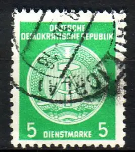 DDR Dienst A 18 I XI gestempelt (3581C)