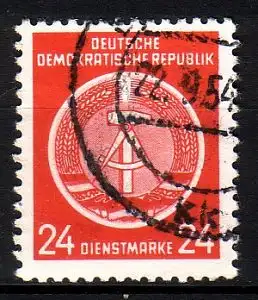 DDR Dienst A  9 XII gestempelt (3533C)