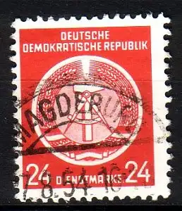 DDR Dienst A  9 XII gestempelt (3533A)