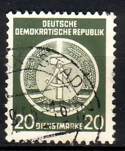 DDR Dienst A  8 XI gestempelt (3520B)