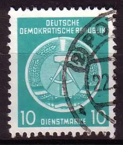 DDR Dienst A  4 XI gestempelt (3491B)