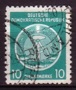 DDR Dienst A  4 XII gestempelt (3492A)