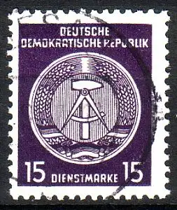 DDR Dienst A 36 A gestempelt (3752B)