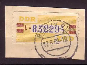 DDR Dienst B 25 L gestempelt (3261B)