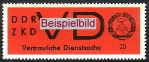 DDR Dienst D 3 y postfrisch ** (3050)