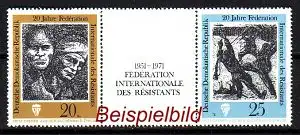 DDR 1680-1681 ZD Zusammendruck DS Dreierstreifen postfrisch ** (K3)