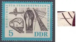 DDR 916 f24 Schantl Strich unter Heck Plattenfehler postfrisch ** (6088C)