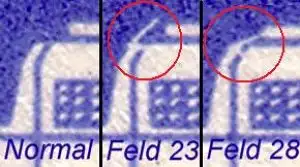 DDR 679 f23 Strich am Blitzlicht postfrisch ** (6095A) Plattenfehler