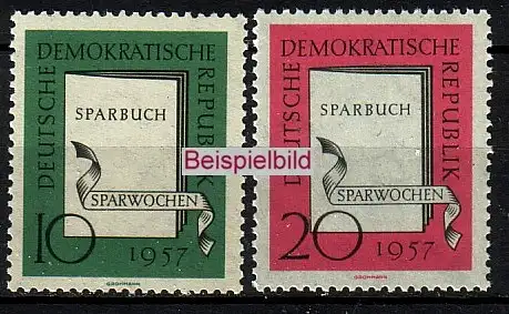 DDR 598 599 Briefmarken postfrisch ** (BA1-2b)