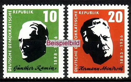 DDR 604-605 Briefmarken postfrisch ** (BA1-2b)