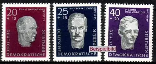 DDR 606 606A - 608A Briefmarken postfrisch ** (BA1-2b)